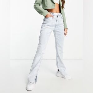 YOGA JEANS | Split Hem Light Blue Women's Jeans